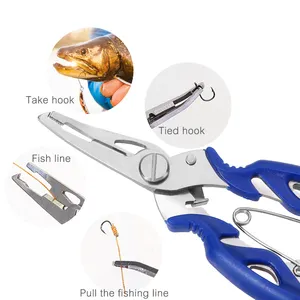 Stainless Steel fish control fish catching device unhooking device outdoor lure tool accessories Fishing pliers