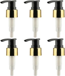 Black Pump Bamboo <b>Shampoo</b> Lotion Bottle <b>Dispenser</b> Lotion Pump 24/410 28/410 - Product Image 1