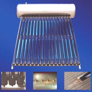 Chauffe-eau solaire à tubes évacués en acier inoxydable, thermosiphon, commercial, économie d'énergie, non pressurisé - Product Image 5