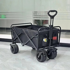 Heavy Duty Vagon Plegable <strong>Foldable</strong> Camping Cart for Beach Picnic Garden Cart <strong>Trolley</strong> for Shopping Storage OEM Customizable - Product Image 4