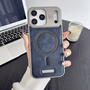 เคสโทรศัพท์มือถือแม่เหล็กกันกระแทกสุดหรูสำหรับ17 PRO MAX พร้อมห่วงแม่เหล็ก - Product Image 5