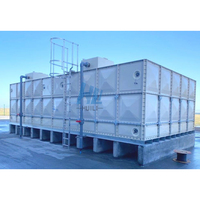 Réservoir sectionnel de stockage d'eau potable en fibre de verre Réservoir d'eau potable en fibre de verre GRP