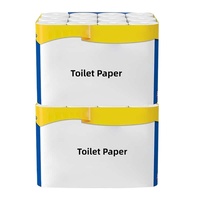 Rouleaux de papier toilette écologiques 3 plis personnalisables avec logo, super absorbants et jetables pour la maison (vente en gros)
