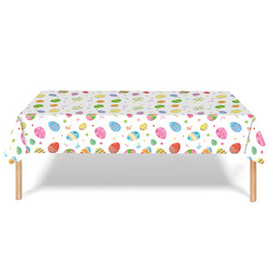 YOUNIKE <b>Easter</b> Party Decor Set Disposable Plates <b>Cups</b> Napkins Tablecloth Banner Cartoon Style - Product Image 5