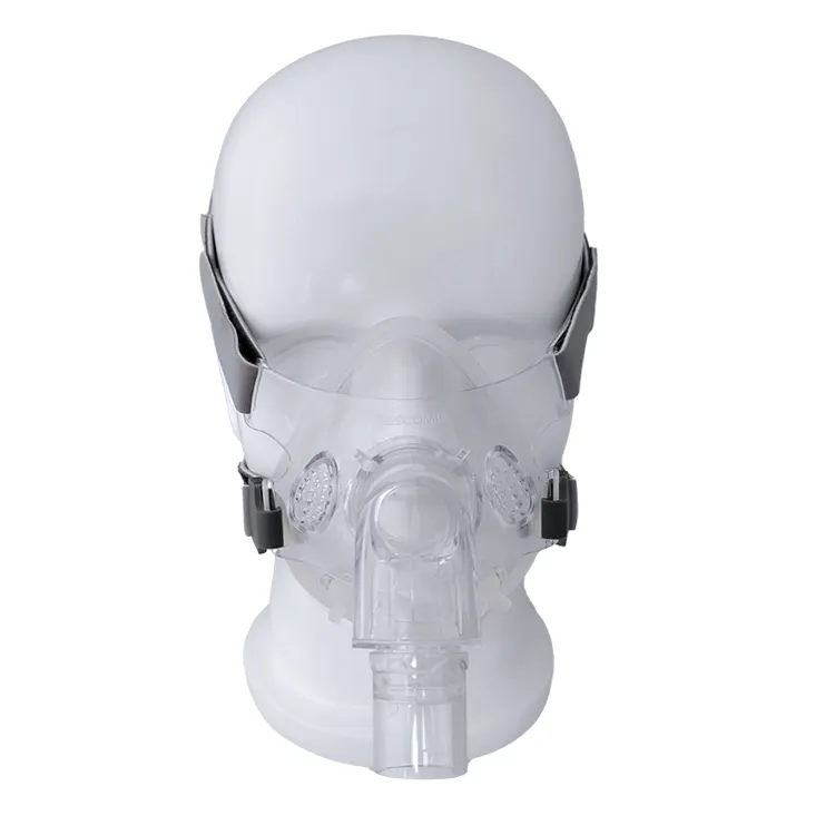 Новая Полнолицевая маска для лечения апноэ сна с высококачественной силиконовой кислородной маской для дома и больницы