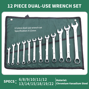 12 Pcs <strong>Combination</strong> <strong>Wrench</strong> <strong>Set</strong> With Multi Function Open Ended <strong>Combination</strong> <strong>Wrench</strong> at Bulk Wholesale - Product Image 6