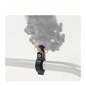 Support de guidon flexible en alliage d'aluminium étanche avec pince de fixation pour tube 17mm/25mm, compatible avec la boule TPU de 1'' de type B RAM Mount, noir - Product Image 2