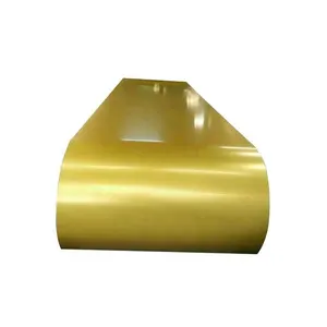 Предварительно окрашенный алюминиевый лист с золотым покрытием