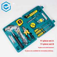 Kit de réparation à domicile pour travaux électriques avec tournevis à cliquet en acier Bits Tape Inclut Hard Case Tool Box OEM Customizable
