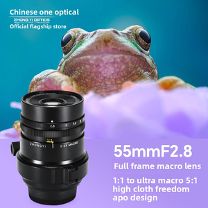 เลนส์มาโคร ZhongYi Optics Mitakon 55 มม. F2.8 <span class=keywords><strong>1</strong></span>-5X ฟูลเฟรม โฟกัสแบบแมนนวล ตัวเรือนอะลูมิเนียมอัลลอยด์ ผลิตแบบแม่พิมพ์เฉพาะสำหรับกล้องฟูจิ - Product Image 3