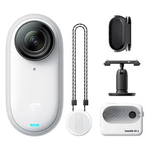 Insta360 GO3 128GB Kit aksi layar sentuh lipat stabilisasi portabel Vlog kamera aksi olahraga Mini untuk Kreator Vloggers