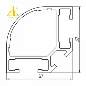 ZHONGLIAN Machine Extrusion Aluminium Foshan Structural Aluminum Profile For The Manufacture Of Advertising Modules