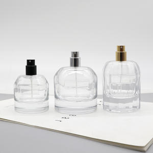 Vente en gros de flacons de parfum en verre de 30 ml, 50 ml et 100 ml avec bouchons à clipser, flacons de recharge et vaporisateurs vides, blanc cristal - Product Image 4