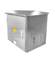 Armoire réseau métallique Huashu Electric HS en acier inoxydable 12U9U6U, argent, basse tension, étanche, équipement de distribution d'énergie