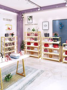 Étagères à chaussures de <span class=keywords><strong>boutique</strong></span> de publicité debout au sol commercial présentoir au détail - Product Image 4