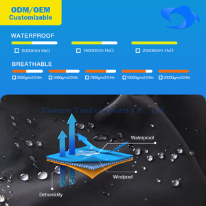 Tùy chỉnh Zip Up áo khoác không thấm nước với trọng lượng nhẹ softshell Nylon theo dõi áo khoác áo gió không thấm nước men 'nylon Áo khoác - Product Image 4