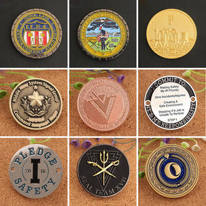 Chine fabricant direct haut de gamme personnalisé américain promotionnel Souvenir émail doux plaqué métal pièce de défi - Product Image 4