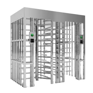 Outdoor Anti-Rust Stainless Steel Tourniquet Access Control Full Height Turnstile Gate For Park