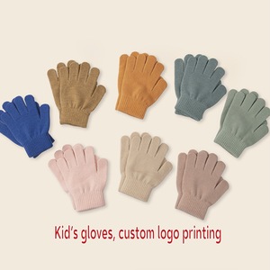 <span class=keywords><strong>Guanti</strong></span> Invernali per Bambini con Logo Personalizzato, <span class=keywords><strong>Guanti</strong></span> Lavorati a Maglia Carini per Bambini, Colore Unito, per Ragazzi e Ragazze, Regalo per Scuola e Attività all'Aperto, <span class=keywords><strong>Guanti</strong></span> Invernali Caldi - Product Image 2