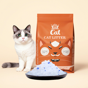 Litière en silice non irritante ultra absorbante, éliminant les odeurs, sans poussière et sensible pour les chats. - Product Image 1