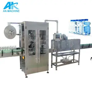 Automatic pvc heating bottle shrink sleeve Labeling Machine /Shrink sleeve applicator with steam tunnel