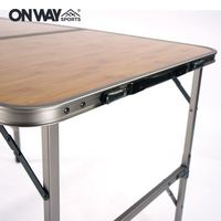 Vente à chaud Table pliable d'extérieur Tables pliantes en alliage d'aluminium Valise rétractable portable Table pliante pour le camping