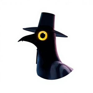 [Goyu] Llavero con Colgante de Sombrero Tradicional Coreano, Accesorio Ligero de Plástico Troquelado, Souvenir, Regalo Empresarial, Corea - Product Image 1