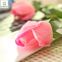 Groothandel Hoge Kwaliteit Kunstmatige Roos Knoppen Real Touch Latex Gecoat Bloem Zijde Bruiloft Decoratieve Bloemen Bruidsboeketten