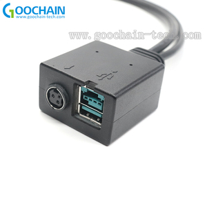 Veri üretici güç kablosu şerit tarama tabancası kablo 12V güç USB + MINI DIN 3PIN yazıcı kablosu - Product Image 4