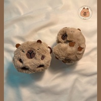 Housse de protection en peluche mignonne Capybara pour Pods, housse pour écouteurs, 2e et 3e générations