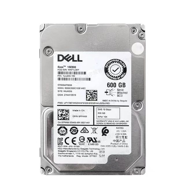 Cheap SAS 600GB 15k Sad Hard Drive 3.5inch HDD for Server in Stock