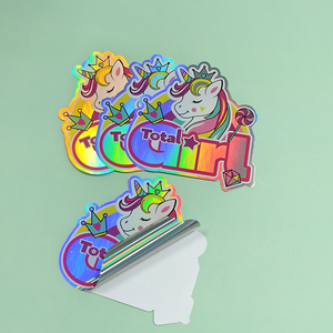 Tùy Chỉnh Lá Vàng In Ấn Dán Ba Chiều Không Thấm Nước Khuyến Mại Anime Dễ Thương Laser Rõ Ràng Ba Chiều Lấp Lánh Chết Cắt <span class=keywords><strong>Sticker</strong></span> - Product Image 2