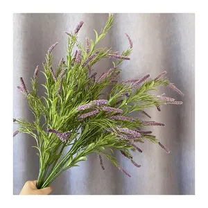 Wholesale Long branch Lavender artificial flower for wedding indoor outdoor decoration Lavender