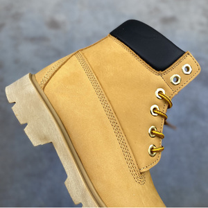Bottes d'hiver de luxe en nubuck doublées de polaire, à lacets, chaudes, isolées, pour l'extérieur, décontractées, robustes, pour hommes - Product Image 2