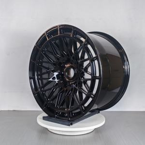 कारखाने की कीमत एक टुकड़ा 18-22 इंच काली एल्यूमीनियम मिश्र धातु जाली व्हील कार रिम्स के लिए जाली व्हील कार रिम्स - Product Image 3