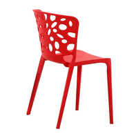 Chaise empilable en plastique Pp 3D, sauvage et libre, transparente, de Style salle de classe, pour enfants, Restaurant extérieur, bon marché