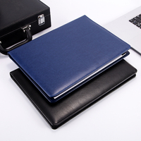 Carpeta Portafolio A4 de Cuero PU con Logotipo Personalizado, con Portapapeles y Calculadora