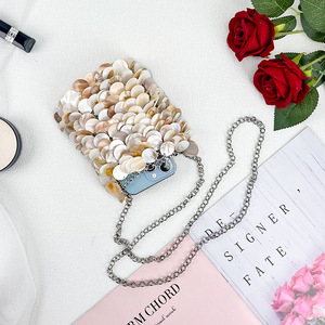 Bolso de Mujer de Hombro Estilo Hada con Cadena, de Piel Genuina Suave, con Lentejuelas Naturales de Fritillaria, Estilo Festivo Novedoso 2026 - Product Image 4