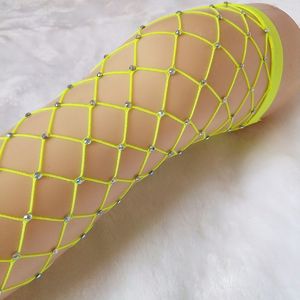 <span class=keywords><strong>Calze</strong></span> Autoreggenti da Donna Sexy di Grande Successo in Seta con Strass Glitterati <span class=keywords><strong>a</strong></span> <span class=keywords><strong>Rete</strong></span> Trasparente e Motivo Tinta Unita - Product Image 3