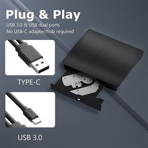 Reproductor y Grabador de Blu-ray 3D de Alta Velocidad de Lectura y Escritura para Portátil, Unidad de Disco Blu-ray 4K Externa USB 3.0/USB-C - Product Image 3