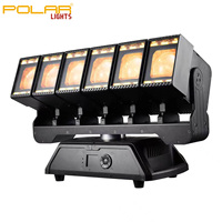 Polarlights LED 6PCS X60W Beam Wash avec barres de pixels LED et têtes mobiles Beam Wash pour spectacles et événements
