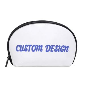 Hawaiian Tropical Flower Makeup Bag Zipper Pouch Dumpling Zipper Pouch Custom Print Travel <b>Small</b> Cosmetic Organizer for Women - Product Image 6