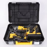 Promotion Sanjiang : Perceuse sans fil 20V 15 pièces avec batterie au lithium, ensemble d'outils électriques multifonctions pour la maison, marteau perforateur rechargeable