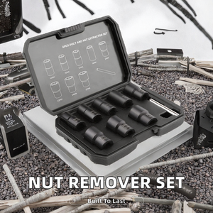 Industrial OEM Nut Remover <b>Extractor</b> Set with Twist <b>Sockets</b> for Stripped <b>Bolts</b>-OEM/ODM Customizable - Product Image 2