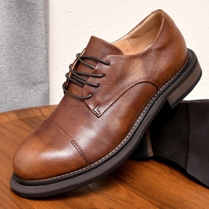 New Design Plus Size Breathable <b>Men</b> Formal <b>Dress</b> Shoes Cowhide Genuine Leather Oxfords for Business Casual Occasions - Product Image 6