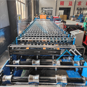 공장 직판 이중층 TR4 IBR 트라페조이드 및 988 골판지 금속 지붕판 냉간 성형 기계 - Product Image 6