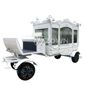 รถศพไฟฟ้าแบบวินเทจที่ขับขี่มั่นคง จำหน่ายส่งสำหรับร้านจัดงานศพต่างประเทศ - Product Image 4