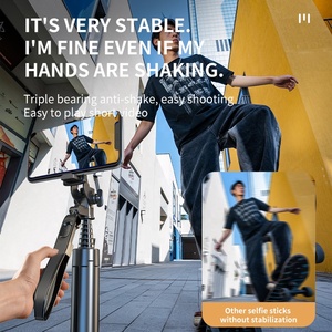 Hợp Kim Nhôm Ảnh Tự Sướng Thanh A55s Điện Thoại Chủ Bracket Điện Thoại Di Động Với Điều Khiển Từ Xa Với Sub-Xử Lý - Product Image 4