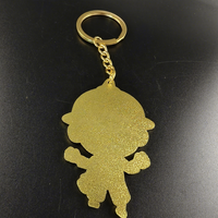 Porte-clés en alliage de zinc en gros pour ouvriers pétroliers, cadeau d'entreprise, porte-clés personnalisés avec initiales, breloques de sac, accessoires, étiquettes