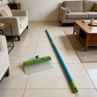 Nettoyeur de vitres télescopique Greenwell en silicone écologique ABS+métal, manche long de 30 cm + 120 cm, outil de nettoyage de voiture, vu à la télévision